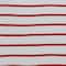 Fabric Merchants Red & White Stripes Double Brushed 4-Way Stretch Fabric
